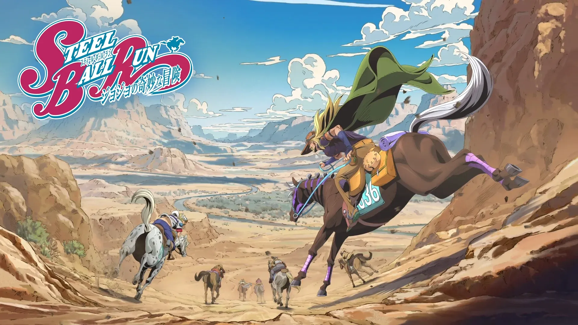 انیمه‌ی JoJo's Bizarre Adventure Steel Ball Run