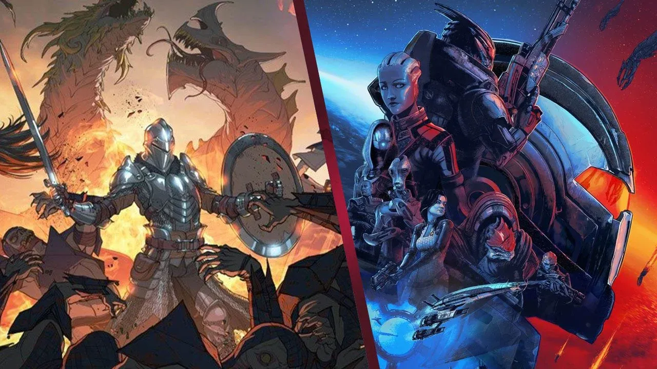 بازی مس ایفکت mass effect و دراگون ایج dragon age (2)