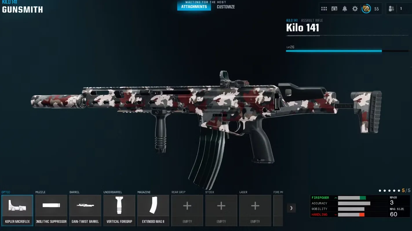 بهترین اسلحه loadout وارزون وردانسک kilo 141 (1)