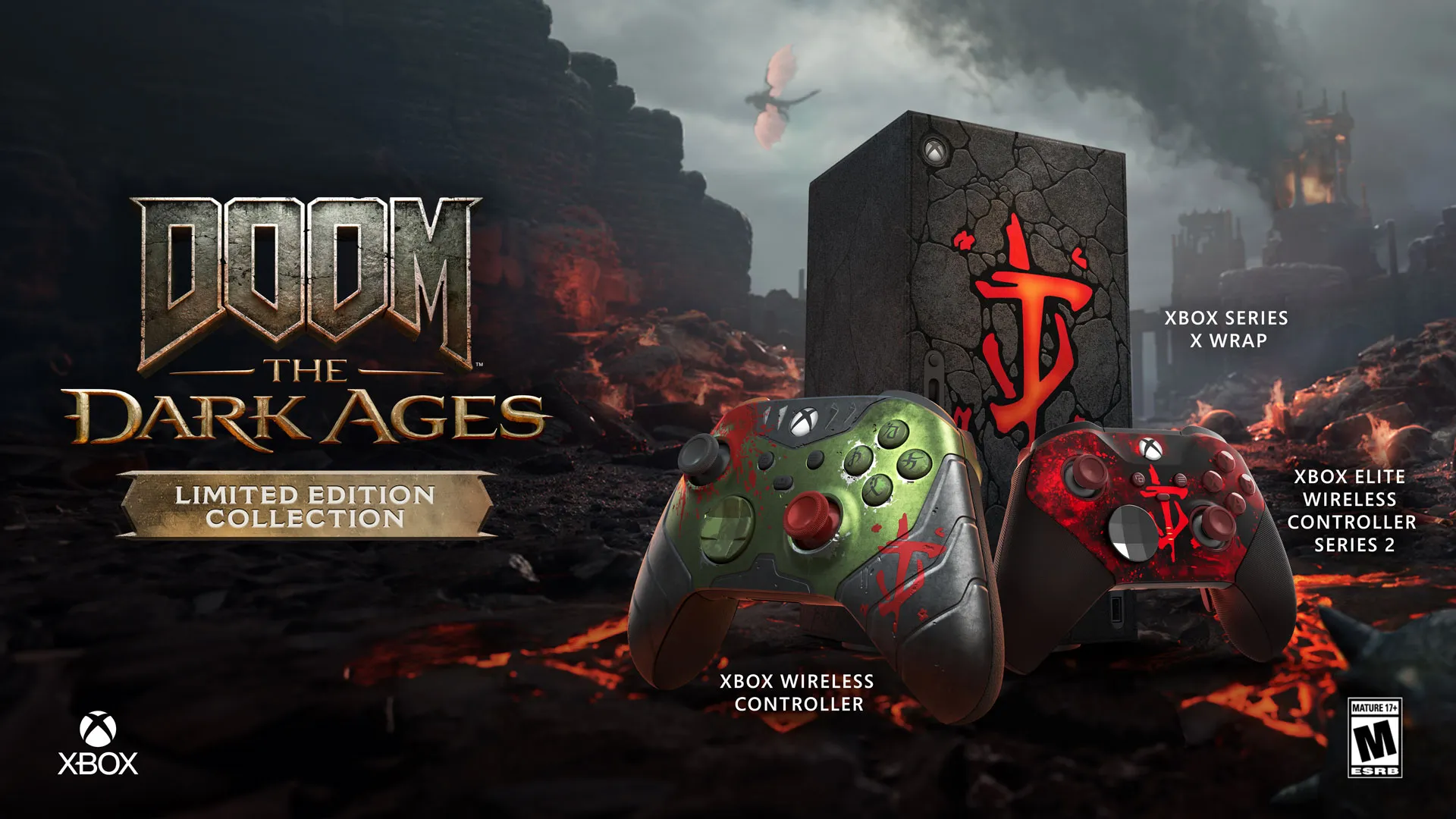 دسته ایکس باکس مخصوص بازی doom the dark ages