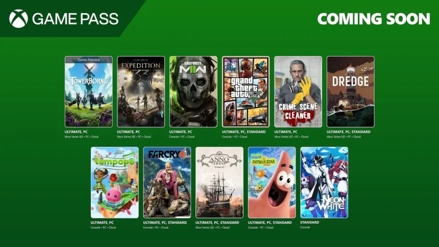 game pass april 2025 new games cod mwii