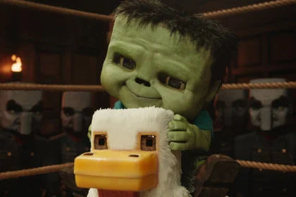 minecraft movie chicken jockey chaos