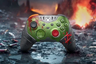 xbox doom dark ages limited edition controllers console wrap