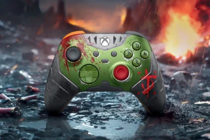 xbox doom dark ages limited edition controllers console wrap