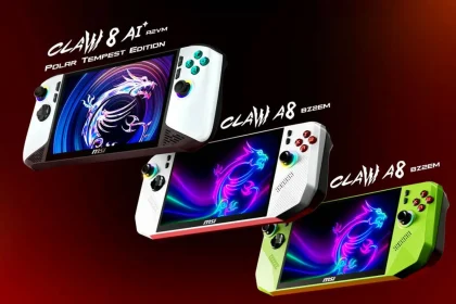 msi claw a8 ryzen handheld