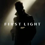 تصویر هنری بازی 007 First Light با سیلوئت جیمز باند در تاریکی و نور موضعی