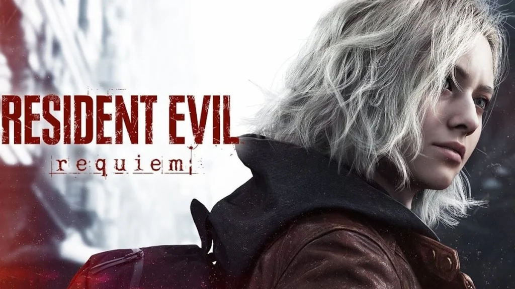 لوگوی رسمی بازی Resident Evil Requiem که در انتهای تریلر رونمایی در Summer Game Fest نمایش داده شد.