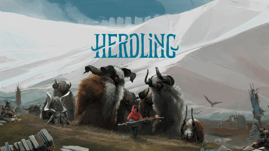 گیم‌پلی بازی Herdling و عبور کالیکورن‌ها از یک مسیر خطرناک.