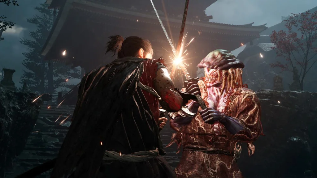 نمایی از مبارزات سریع و خونین در بازی Onimusha: Way Of The Sword