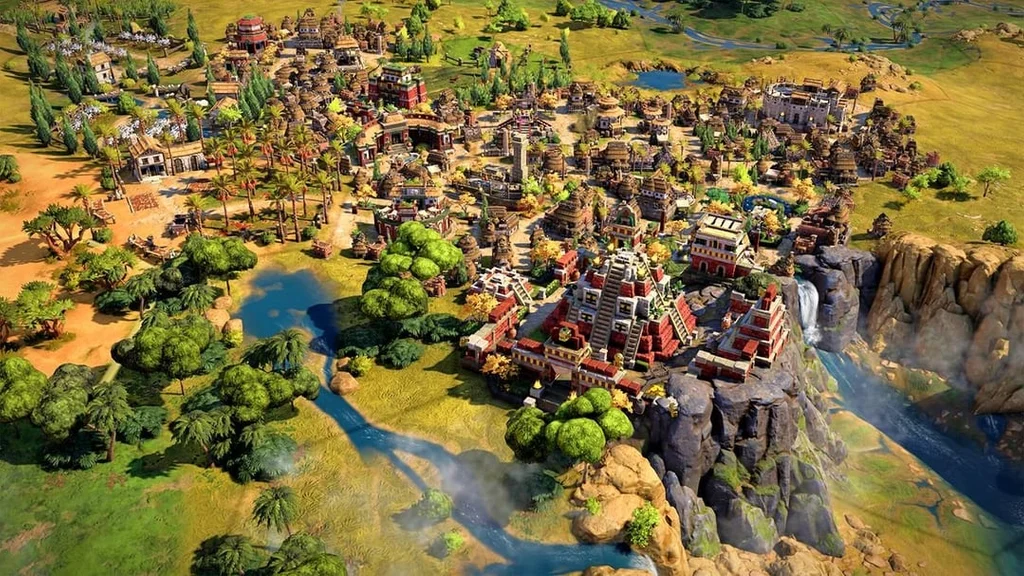 نمایی از گیم‌پلی بازی Civilization 7 که سیستم بحث‌برانگیز Ages را به تصویر می‌کشد.