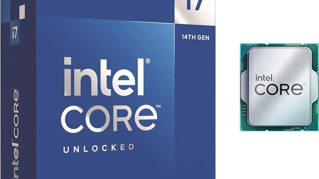 تصویر مفهومی از یک پردازنده قدرتمند اینتل با تمرکز بر هسته‌های عملکردی (P-Cores) در مقابل هسته‌های بهینه (E-Cores) برای بازی