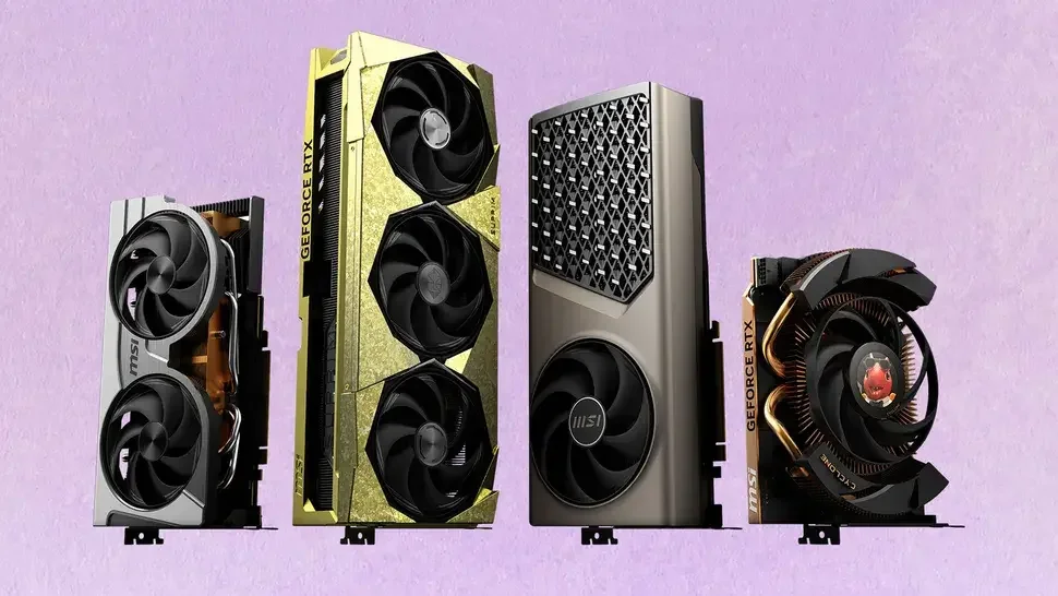 کارت گرافیک MSI Cyclone RTX 5060 با طراحی رترو