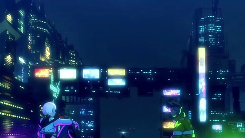 دیوید و لوسی، شخصیت‌های اصلی انیمه Cyberpunk: Edgerunners در نایت سیتی