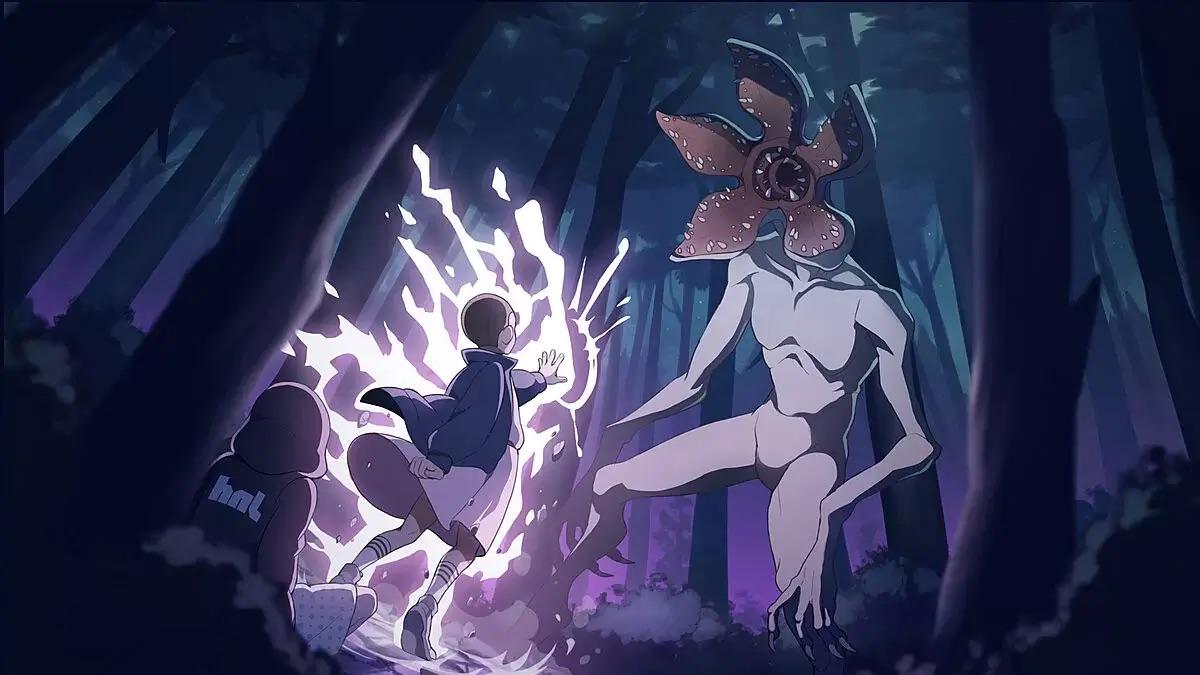 انیمیشن چیزهای عجیب stranger things