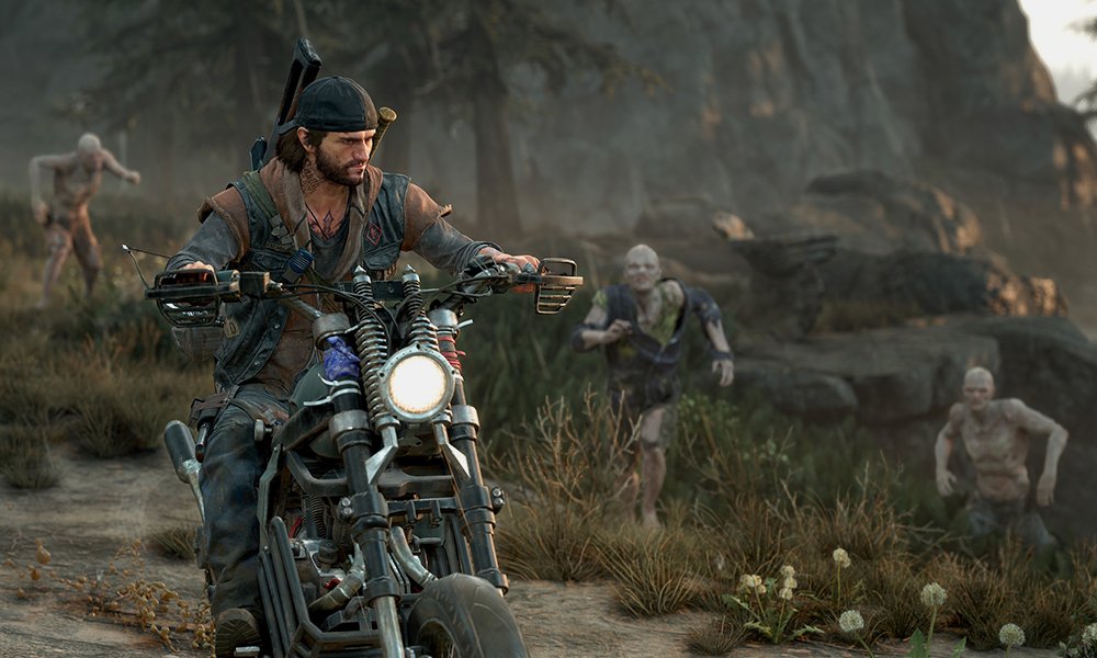 Post-apocalyptic motorcycle game